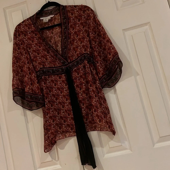 STUDIO  M KIMONO Style Blouse SZ M - Picture 7 of 8